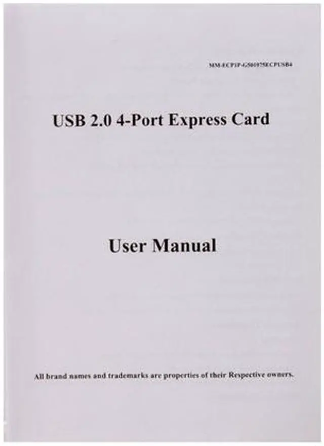 Alt view image 6 of 7 - SYBA SY-EXPC34-4U USB 2.0 4-Port ExpressCard