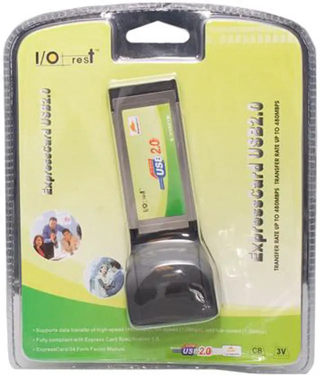 Alt view image 7 of 7 - SYBA SY-EXPC34-4U USB 2.0 4-Port ExpressCard
