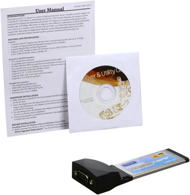 Alt view image 6 of 6 - SYBA  SD-EXP15005  1x Serial Port ExpressCard