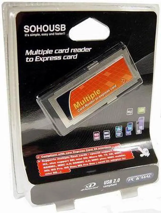 Alt view image 4 of 4 - CABLES UNLIMITED IOC-9750 ExpressCard Reader Multiple Cards Slot