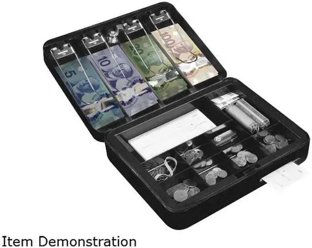 Alt view image 2 of 2 - Royal Sovereign Deluxe Cash Box - Size 11.8in W X 9.5in D X 3.7in H