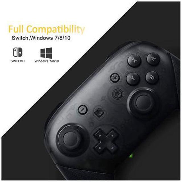 Wireless Switch Controller for Nintendo Switch, Remote Pro Controller  Gamepad CORN Joystick for Switch Pro Console, Supports Gyro Axis, Adjustable  Turbo and Dual Vibration (Non Offical) 
