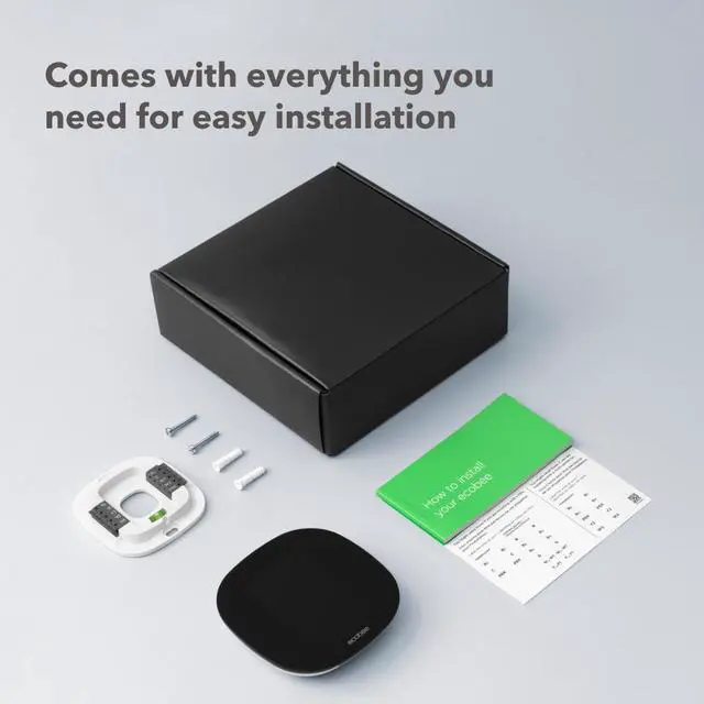 Alt view image 3 of 9 - ecobee Lite SmartThermostat, Black, EB-STATE3LT-02 3 lite - 7 Day Programmable Smart Thermostat W/Touchscreen