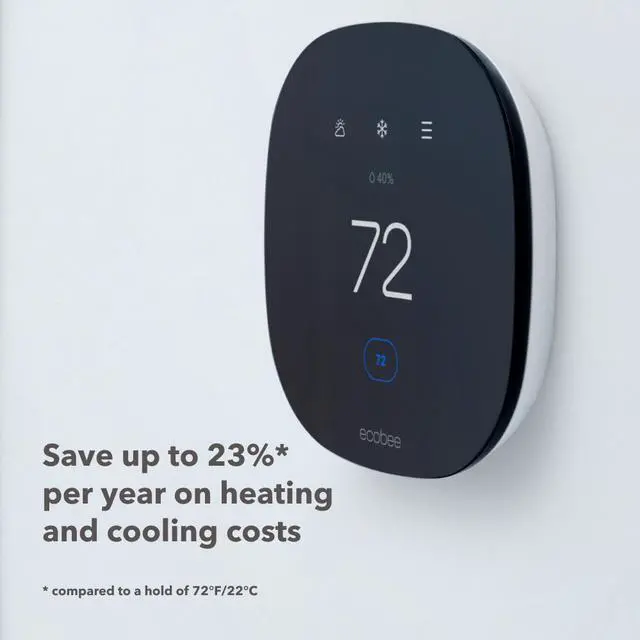 Alt view image 5 of 9 - ecobee Lite SmartThermostat, Black, EB-STATE3LT-02 3 lite - 7 Day Programmable Smart Thermostat W/Touchscreen
