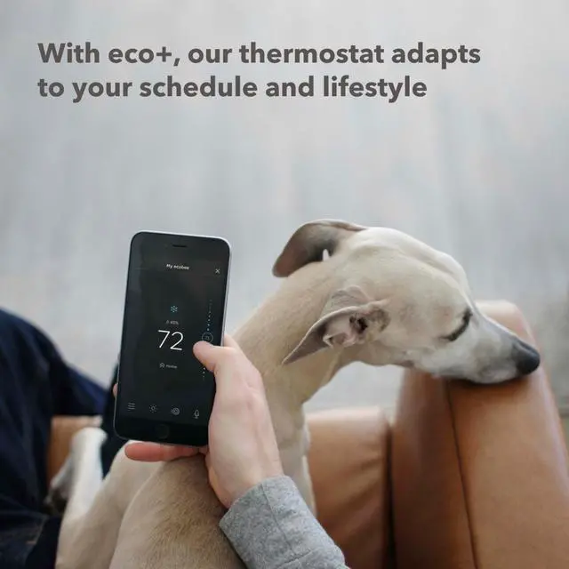 Alt view image 6 of 9 - ecobee Lite SmartThermostat, Black, EB-STATE3LT-02 3 lite - 7 Day Programmable Smart Thermostat W/Touchscreen