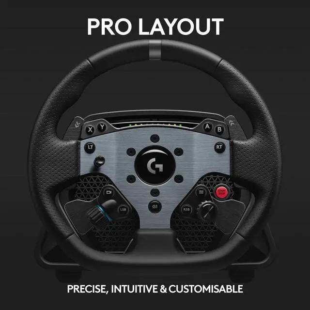 Alt view image 4 of 10 - Logitech G PRO TRUEFORCE Racing Wheel for PC & VR