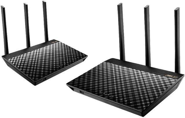 Natur bevægelse Isolere ASUS AiMesh AC1750 Whole Home Wi-Fi System, Dual-band 3x3 802.11ac Wi-Fi  Technology and AiProtection Powered by Trend Micro (RT-AC66U B1 2 Pack)  Whole Home / Mesh Wifi - Newegg.com