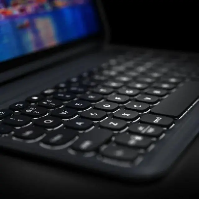 Alt view image 5 of 6 - ZAGG Pro Keys Detachable Case and Wireless Keyboard for Apple iPad Gen 9, 8, 7, iPad Pro 10.2", Multi-Device Bluetooth Pairing, Backlit Laptop-Style Keys, Apple Pencil Holder, Lightweight Design