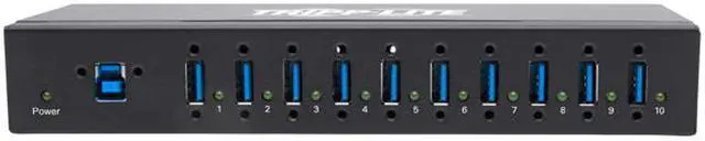 Alt view image 4 of 9 - TRIPP LITE U360-010-IND TRIPP LITE 10-PORT USB 3.0 HUB, INDUSTRIAL USB SPLITTER FOR USB CHARGING AND DAT