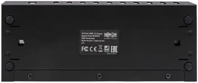 Alt view image 7 of 9 - TRIPP LITE U360-010-IND TRIPP LITE 10-PORT USB 3.0 HUB, INDUSTRIAL USB SPLITTER FOR USB CHARGING AND DAT