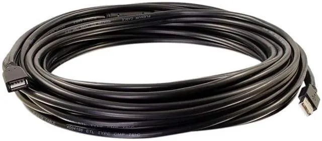 Alt view image 2 of 5 - C2G 39935 50ft USB 2.0 A Active Extension Cable - M/F Plenum