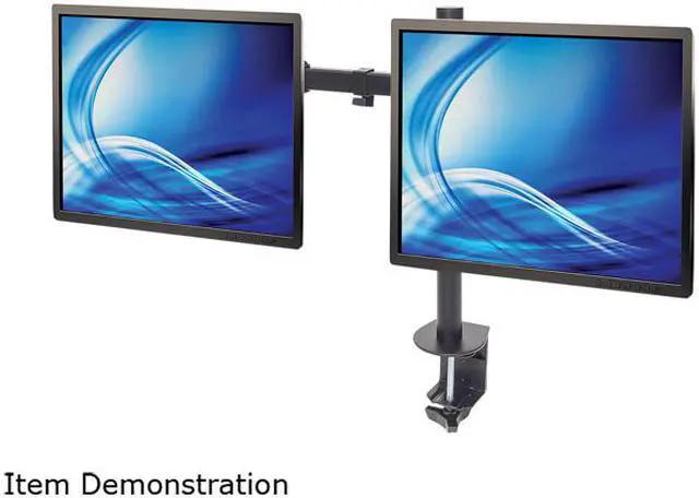 Alt view image 3 of 3 - MANHATTAN UNIVERSAL DUAL MONITOR MOUNT