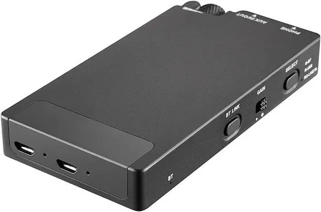 Alt view image 4 of 9 - xDuoo Accessory XP-2 Portable Bluetooth and USB DAC Headphone Amplifier Black