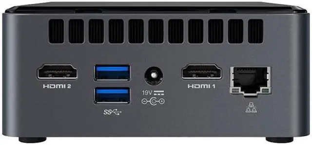 Alt view image 2 of 2 - Intel Desktop Computer NUC 8 Home BOXNUC8I3CYSN1 Intel Core i3 8th Gen 8121U (2.20 GHz) 4 GB LPDDR4 1 TB HDD AMD Radeon 540 2 GB GDDR5 Windows 10 Home 64-Bit