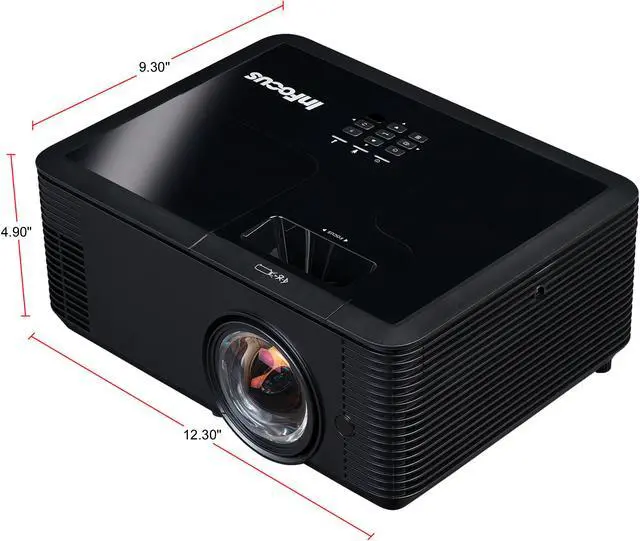 Alt view image 3 of 12 - InFocus IN138HDST DLP 1080p 4000 Lumens Short Throw, 3X HDMI, VGA, 3D and Wi-Fi Ready TechStation Projector