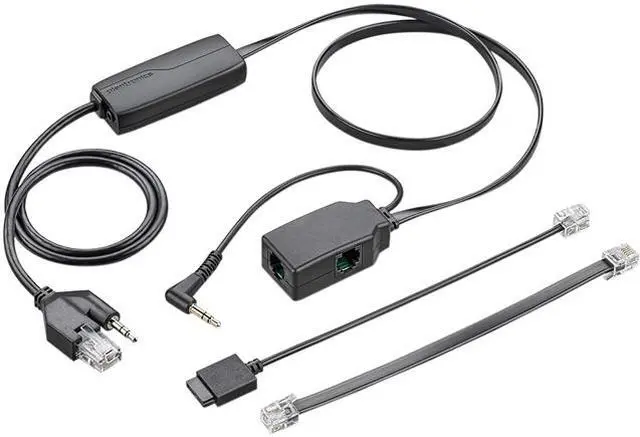 Main image of Plantronics APA-24 Electronic Hook Switch Cable for Remote Desk Phone Call Control (Answer / End)