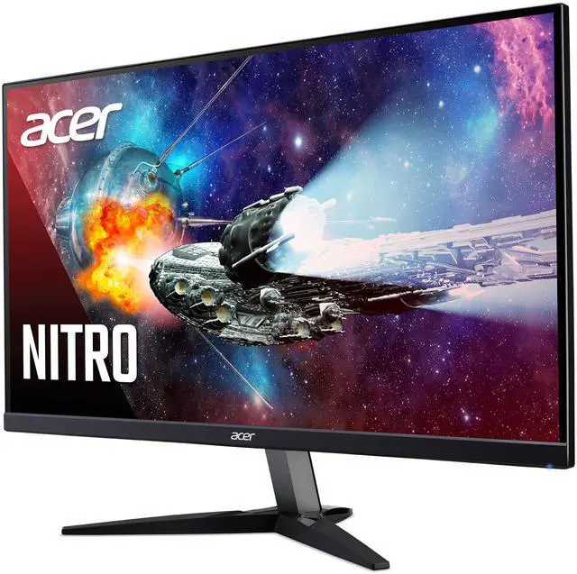 Alt view image 4 of 13 - Acer Nitro KG272K Lbmiipx 27" UHD (3840 x 2160) IPS Gaming Monitor with Adaptive Sync Technology (FreeSync Compatible), 60Hz, 4ms (G to G), 99% sRGB Color Gamut, VESA Compatible, HDR10 (1 x Display Port 1.2, 2 x HDMI 2.0 & 1 x Audio Out)