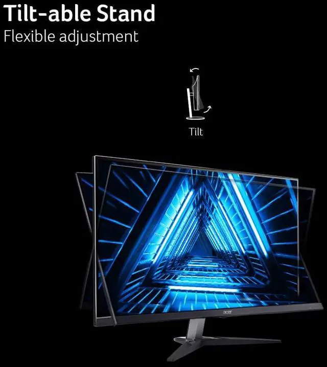 Alt view image 10 of 13 - Acer Nitro KG272K Lbmiipx 27" UHD (3840 x 2160) IPS Gaming Monitor with Adaptive Sync Technology (FreeSync Compatible), 60Hz, 4ms (G to G), 99% sRGB Color Gamut, VESA Compatible, HDR10 (1 x Display Port 1.2, 2 x HDMI 2.0 & 1 x Audio Out)