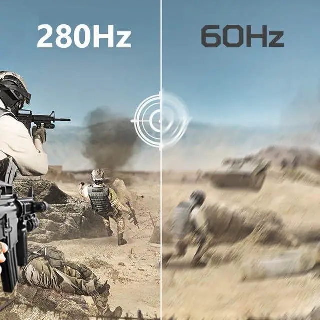 Alt view image 4 of 16 - Acer Nitro 27" Full HD 1080P 280hz with AMD FreeSync Premium 1ms 1500R Curved Gaming Monitor XZ270 Zbmiiphx