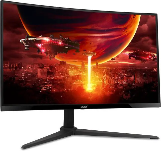 Alt view image 8 of 16 - Acer Nitro 27" Full HD 1080P 280hz with AMD FreeSync Premium 1ms 1500R Curved Gaming Monitor XZ270 Zbmiiphx