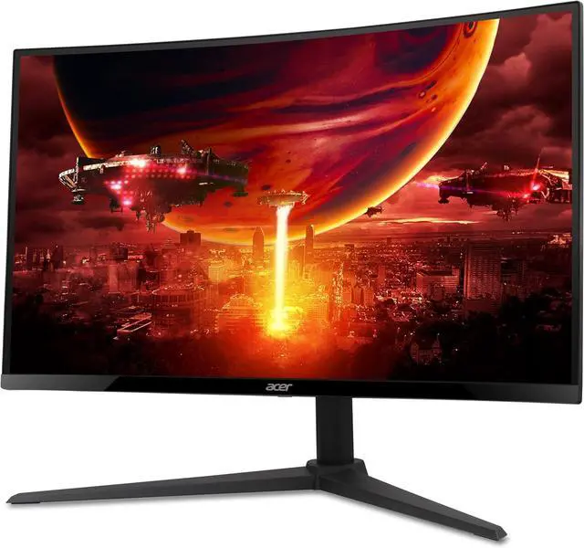 Alt view image 9 of 16 - Acer Nitro 27" Full HD 1080P 280hz with AMD FreeSync Premium 1ms 1500R Curved Gaming Monitor XZ270 Zbmiiphx