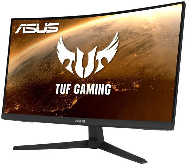 Alt view image 3 of 6 - ASUS TUF Gaming 23.8” 1080P Curved Gaming Monitor (VG24VQ1BY) - Full HD, 165Hz (Supports 144Hz), 1ms, Extreme Low Motion Blur, Speakers, Adaptive-sync/FreeSync Premium, Eye Care, DisplayPort, HDMI