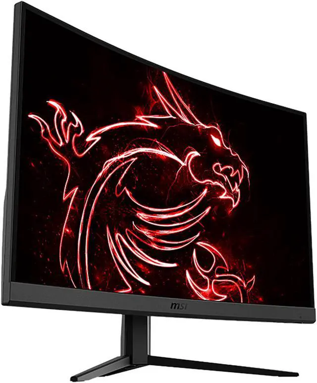 Alt view image 3 of 5 - MSI Optix G27C4 27" Full HD 1920 x 1080 1ms (MPRT) 165Hz 2xHDMI DisplayPort AMD FreeSync Flicker-Free Low Blue Light Anti-Glare Frameless Backlit LED Curved Gaming Monitor
