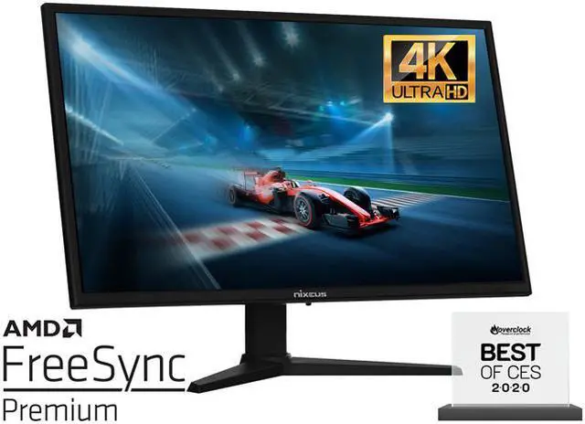 Main image of Nixeus EDG 27" IPS 3840 x 2160 AMD FreeSync Premium Certified 144Hz Ultra HD 4K Gaming Monitor