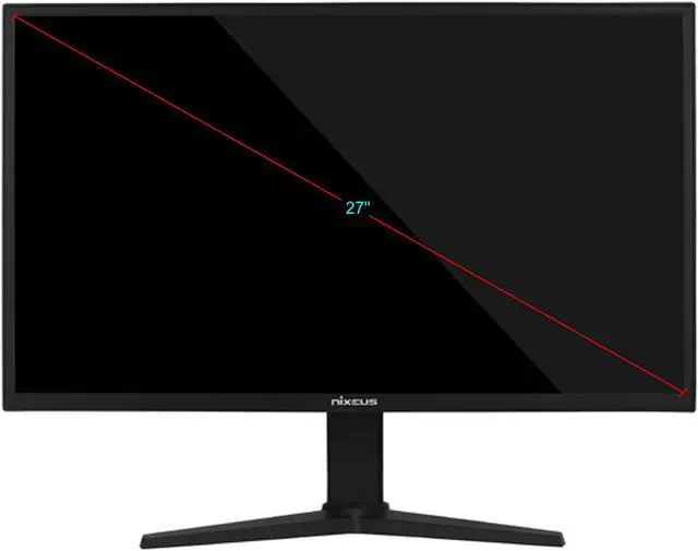 Alt view image 4 of 6 - Nixeus EDG 27" IPS 3840 x 2160 AMD FreeSync Premium Certified 144Hz Ultra HD 4K Gaming Monitor