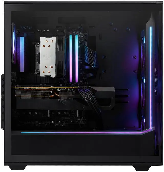Alt view image 8 of 11 - iBUYPOWER Slate 9 Black Gaming PC Desktop - Intel Core Ultra 7 265F - NVIDIA GeForce RTX 5060Ti 16GB - 32GB DDR5 RGB - 2TB NVMe SSD - SBI7N56T01