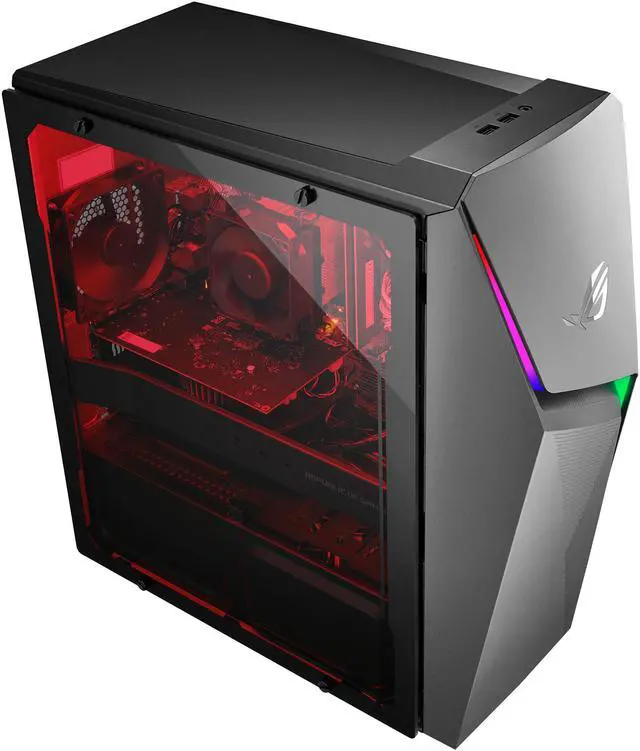 Alt view image 4 of 9 - ROG Strix GL10DH Gaming Desktop PC, AMD Ryzen 7 3700X, GeForce RTX 2070 Super, 16 GB DDR4 RAM, 512 GB SSD + 1 TB HDD, Wi-Fi 5, Windows 10 Home, GL10DH-PH772
