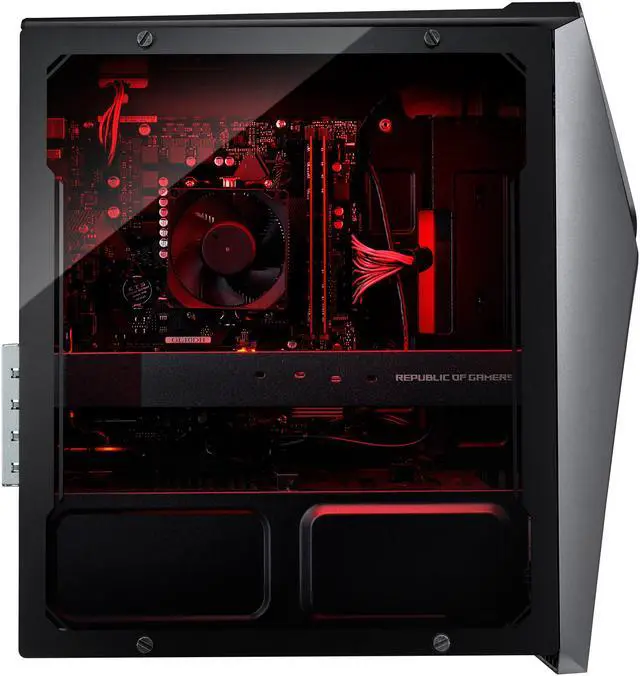Alt view image 6 of 9 - ROG Strix GL10DH Gaming Desktop PC, AMD Ryzen 7 3700X, GeForce RTX 2070 Super, 16 GB DDR4 RAM, 512 GB SSD + 1 TB HDD, Wi-Fi 5, Windows 10 Home, GL10DH-PH772