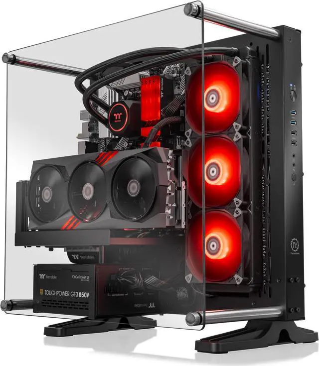 Alt view image 2 of 7 - Thermaltake LCGS Shadow 480 R4 Gaming Desktop (AMD Ryzen 7 5800X3D, 32GB DDR4 3600Mhz, NVIDIA GeForce RTX 4080, 3TB NVMe M.2, Wifi) P3SH-B55R-480-LCS
