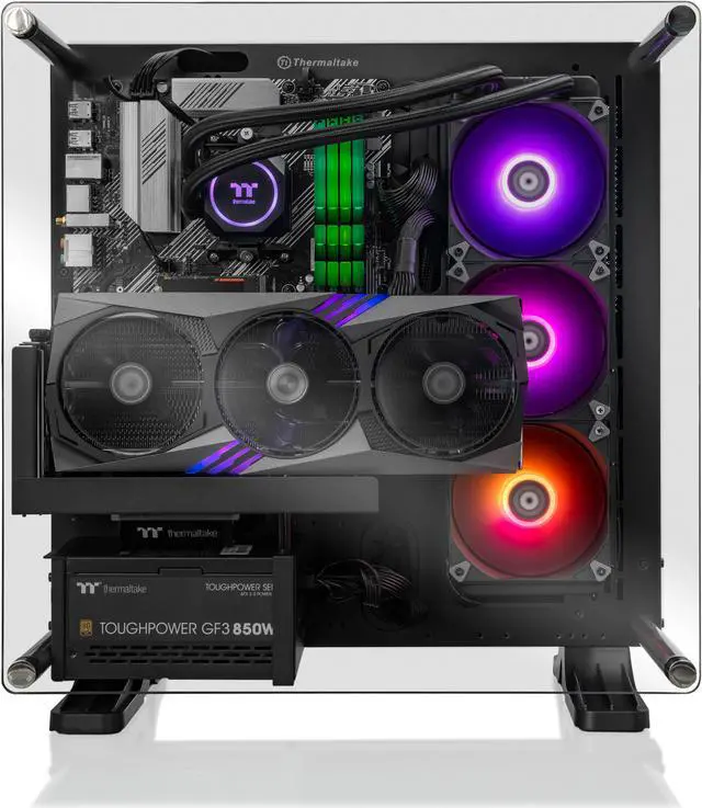 Alt view image 5 of 7 - Thermaltake LCGS Shadow 480 R4 Gaming Desktop (AMD Ryzen 7 5800X3D, 32GB DDR4 3600Mhz, NVIDIA GeForce RTX 4080, 3TB NVMe M.2, Wifi) P3SH-B55R-480-LCS