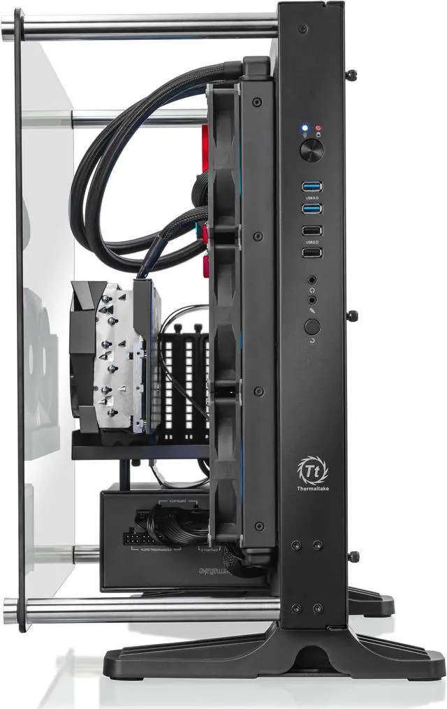 Alt view image 6 of 7 - Thermaltake LCGS Shadow 480 R4 Gaming Desktop (AMD Ryzen 7 5800X3D, 32GB DDR4 3600Mhz, NVIDIA GeForce RTX 4080, 3TB NVMe M.2, Wifi) P3SH-B55R-480-LCS