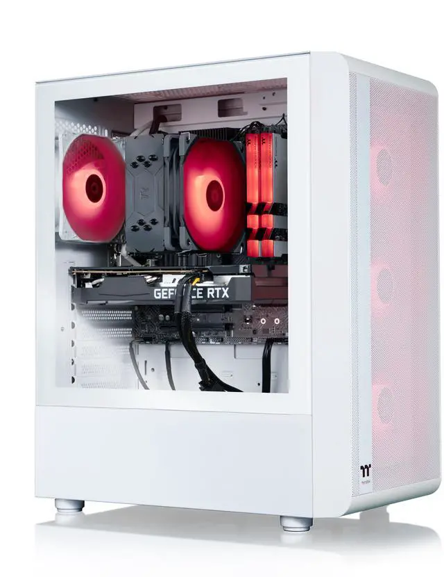Alt view image 3 of 9 - Thermaltake LCGS Quartz i350 R4 Gaming Desktop (Intel Core i5-12400F, 3600Mhz 16GB RGB Memory, NVIDIA GeForce RTX 3050, 1TB NVMe M.2) S2QT-B66R-350-LCS