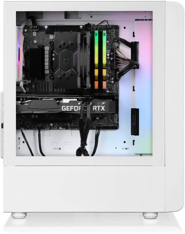 Alt view image 6 of 9 - Thermaltake LCGS Quartz i350 R4 Gaming Desktop (Intel Core i5-12400F, 3600Mhz 16GB RGB Memory, NVIDIA GeForce RTX 3050, 1TB NVMe M.2) S2QT-B66R-350-LCS