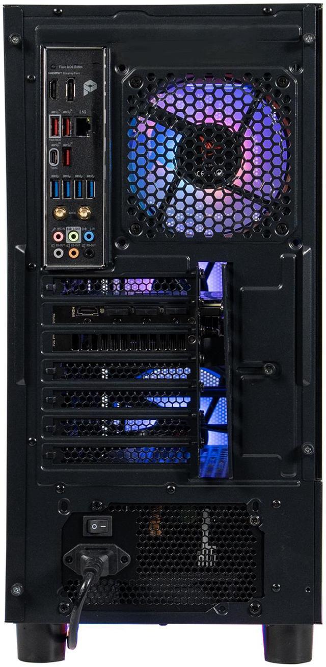 Alt view image 5 of 5 - Skytech Shadow Gaming PC Desktop, Intel i5 12400F 2.5 GHz (4.4GHz Turbo), NVIDIA RTX 4060 8GB, 1TB NVMe SSD, 16GB DDR5 RAM 6000, 650W GOLD PSU, Wi-Fi, Win 11