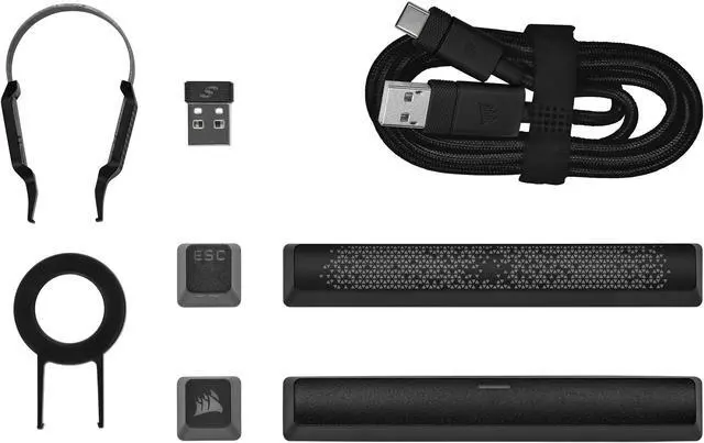 Alt view image 19 of 20 - Corsair K70 PRO Mini Wireless RGB 60% Mechanical Gaming Keyboard (Fastest Sub-1ms Wireless, Swappable Cherry MX Speed Keyswitches, Durable Aluminum Frame and PBT Double-Shot Keycap) Black