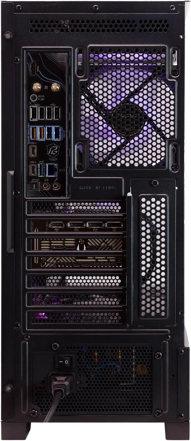 Alt view image 4 of 8 - ZOTAC Gaming MEK AI-Enhanced Gaming PC MEK5080A9700XBG5V1N - AMD Ryzen 7 9700X 5.5GHz, NVIDIA GeForce RTX 5080, 32GB DDR5 RGB, 2TB NVMe M.2 SSD, 1000W 80+ GOLD PSU, WiFi 7, Windows 11 Home