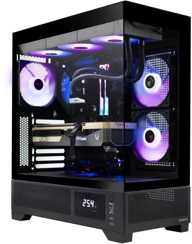 Main image of ZOTAC Gaming MEK AI-Enhanced Gaming PC MEK5080A9700XBG5V1N - AMD Ryzen 7 9700X 5.5GHz, NVIDIA GeForce RTX 5080, 32GB DDR5 RGB, 2TB NVMe M.2 SSD, 1000W 80+ GOLD PSU, WiFi 7, Windows 11 Home