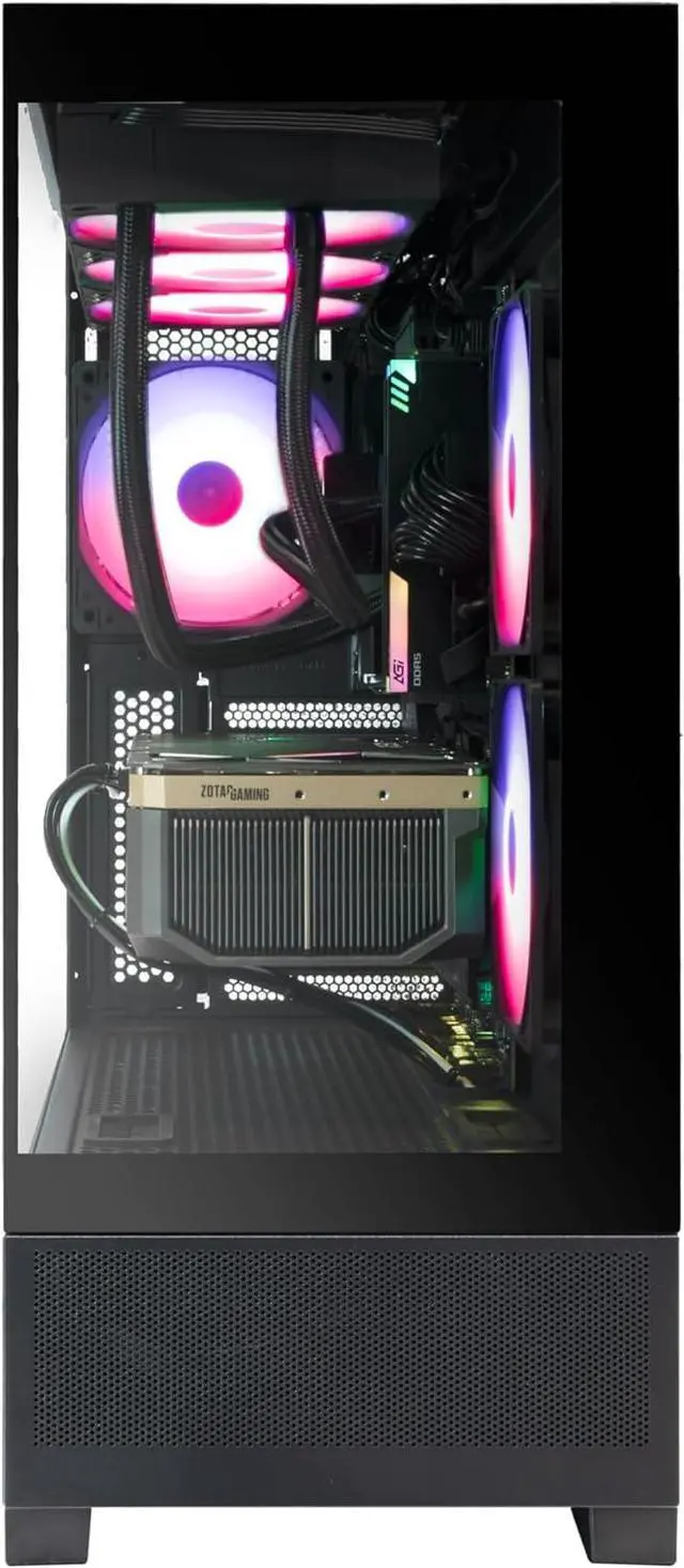 Alt view image 3 of 8 - ZOTAC Gaming MEK AI-Enhanced Gaming PC MEK5080A9700XBG5V1N - AMD Ryzen 7 9700X 5.5GHz, NVIDIA GeForce RTX 5080, 32GB DDR5 RGB, 2TB NVMe M.2 SSD, 1000W 80+ GOLD PSU, WiFi 7, Windows 11 Home