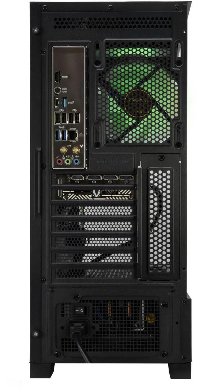 Alt view image 9 of 10 - ZOTAC MEK AI-Enhanced Gaming PC Desktop Computer - NVIDIA GeForce RTX 5070 , AMD Ryzen 5 7600X up to 5.3GHz, 32GB RGB DDR5, 2TB NVME M.2 SSD, 850W 80+ GOLD PSU, WiFi 5,BT 5.2, Windows 11 Home 64-bit