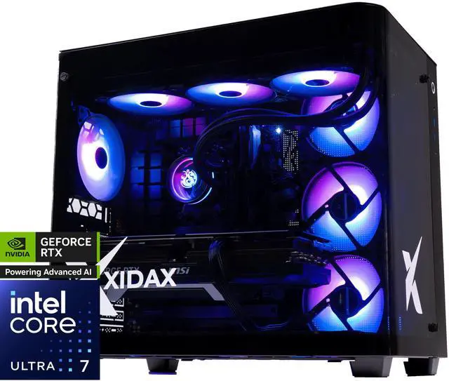 Main image of Xidax X6 ONAMI BLACK Gaming PC INTEL CORE ULTRA 7 265KF (Up to 5.5GHz) - NVIDIA GeForce RTX 5080 16G- 32GB DDR5 5600MHz - 2TB M.2 NVMe -  Genuine Windows 11 Home - WIFI -  Assembled & Serviced