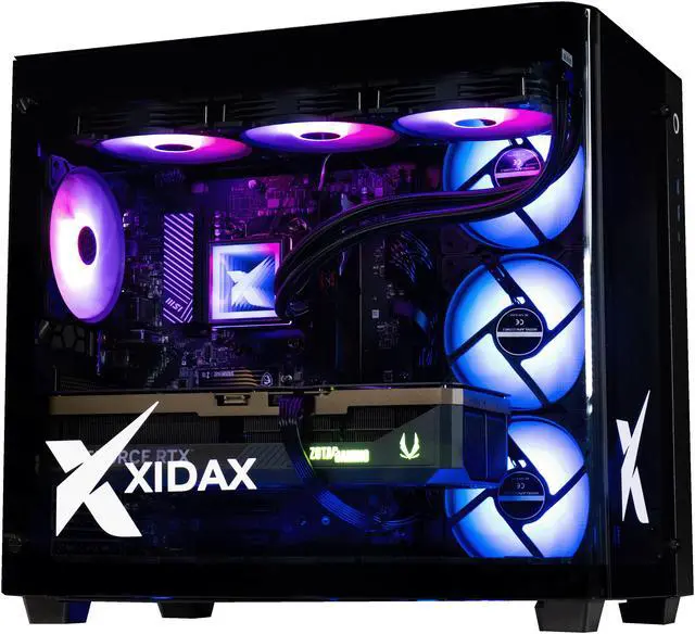 Main image of Xidax X6 XEN BLACK Gaming PC Ryzen 7 7800X3D 8c (up to 5.0 GHz)- NVIDIA GeForce RTX 5070Ti - 32GB DDR5 5600MHz - 2TB M.2 NVMe - Genuine Windows 11 Home - WIFI - Assembled & Serviced Utah USA