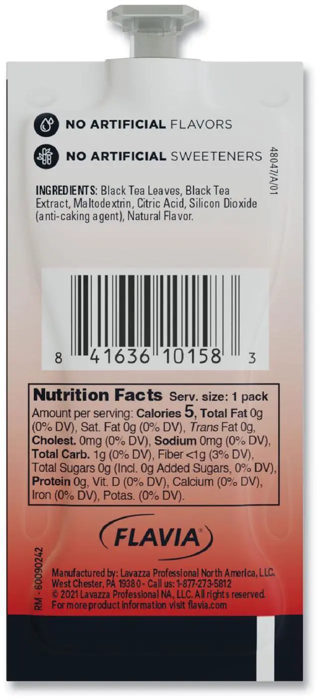 Alt view image 2 of 2 - The Bright Tea Co. Unsweetened Iced Black Tea Freshpack 100/Carton 48047