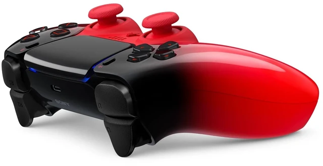 Alt view image 11 of 18 - PS5 DualSense Wireless Controller - Techno Red - for PS5, PC, Mac, and Mobile