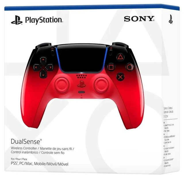 Alt view image 16 of 18 - PS5 DualSense Wireless Controller - Techno Red - for PS5, PC, Mac, and Mobile