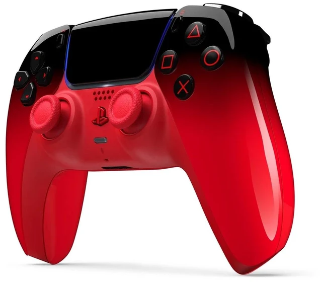Alt view image 14 of 18 - PS5 DualSense Wireless Controller - Techno Red - for PS5, PC, Mac, and Mobile