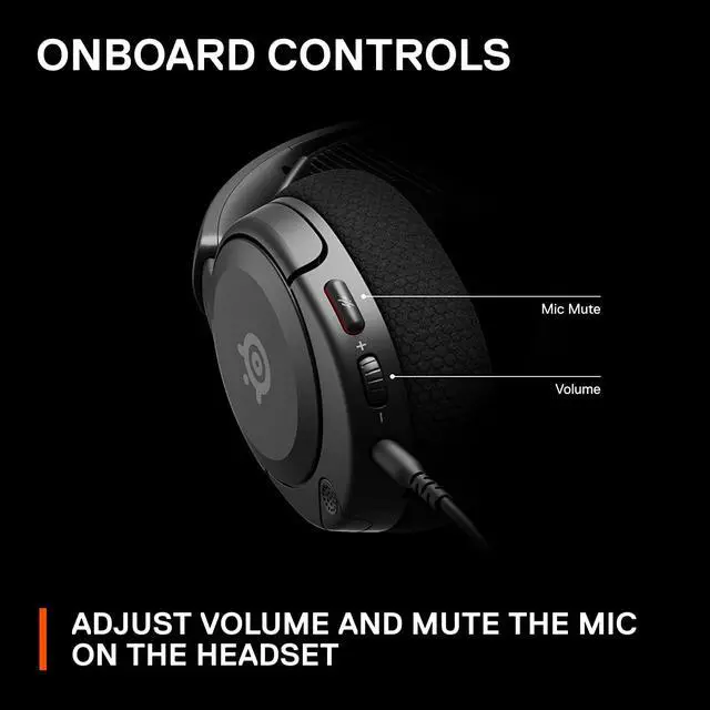 Alt view image 10 of 10 - NEW SteelSeries Arctis Nova 1 Multi-System Gaming Headset — Hi-Fi Drivers — 360° Spatial Audio — Comfort Design — Durable — Ultra Lightweight — Noise-Cancelling Mic — PC, PS5/PS4, Switch, Xbox - Black